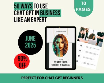 Chat GPT pour débutants 50 façons d'utiliser Chat GPT pour votre entreprise
