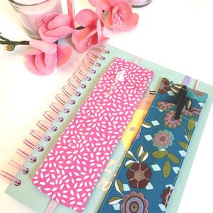 Astuccio portapenne con elastico per Agenda A5. Fatto a mano. Accessorio planner. Regalo insegnante. Bullet Journal