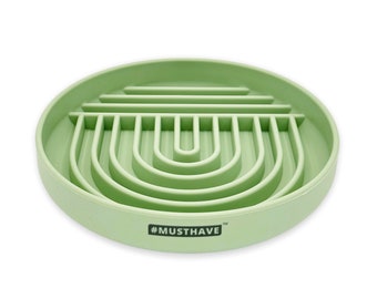 Introducing the #MUSTHAVE™ Slow Feeder Dog Bowl | Longer Mealtimes | Reduces Over-Eating | Improves Digestion | Powerful Suction Cup