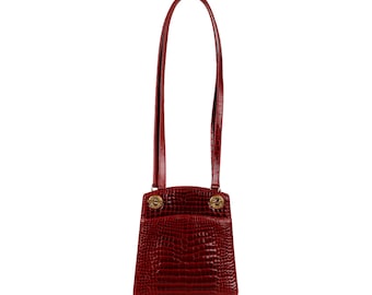 Gucci Vintage Exotic Leather Crossbody Bag