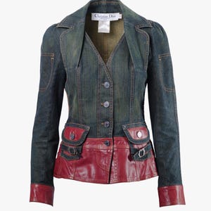 John Galliano Leather Jacket - Etsy