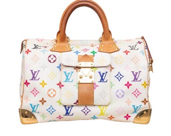 Louis Vuitton Takashi Murakami Speedy 30 Handbag