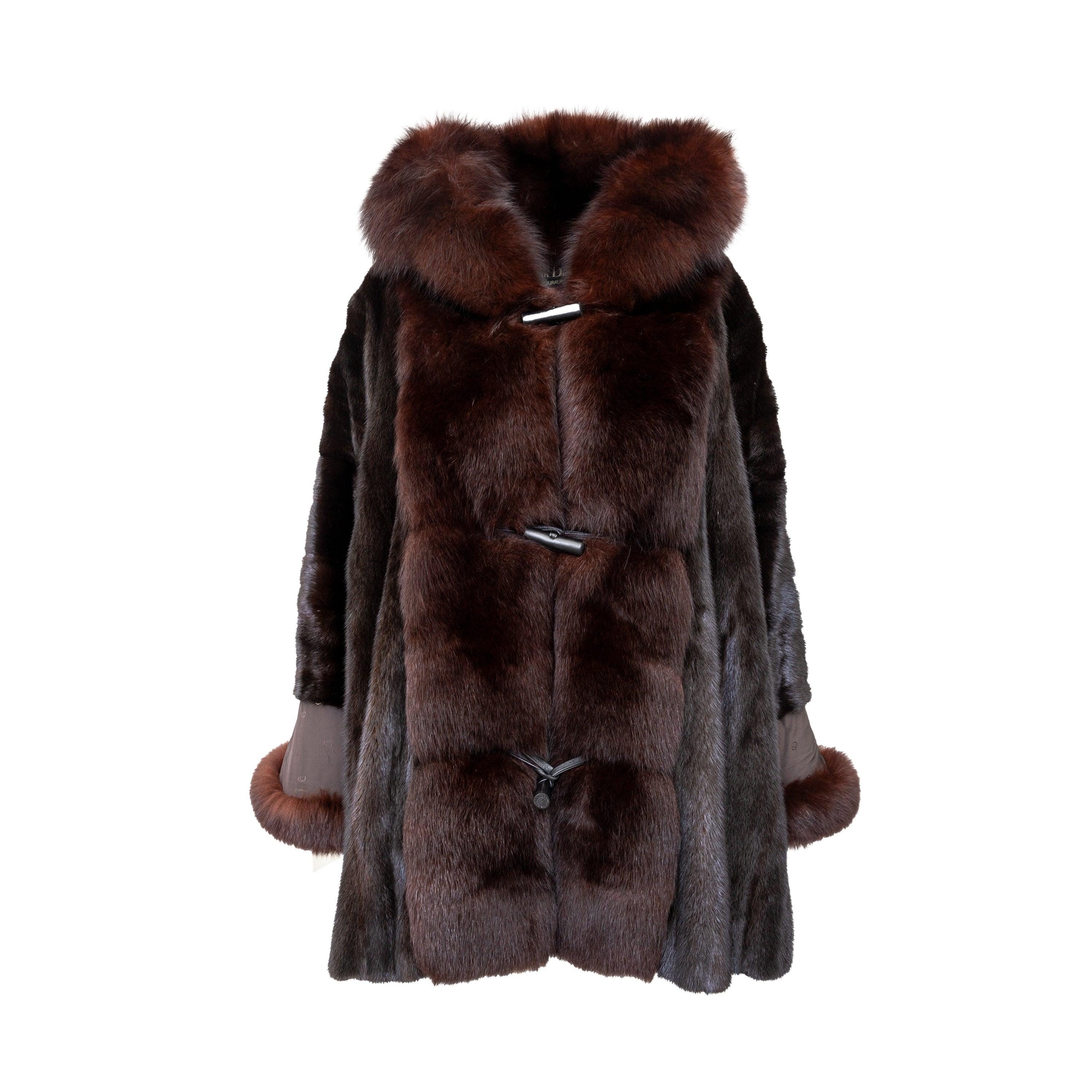 【正規取扱店】 Dior Christian '90s Vintage Boutique Coat Fur Fourrure ジャケット・アウター