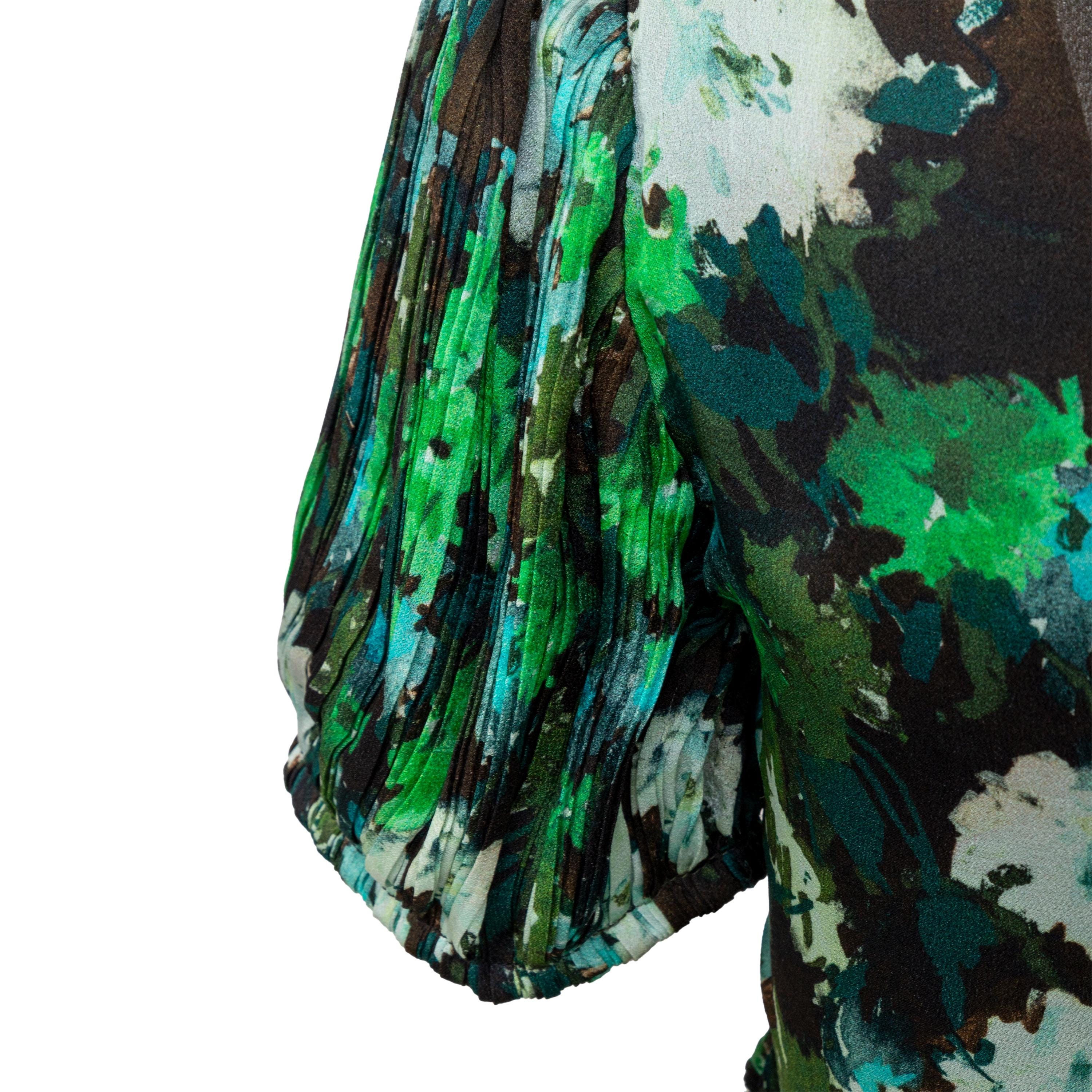 Blumarine Midi Green Floral Dress - Etsy Blumarine Midi Green Floral Dress - Etsy