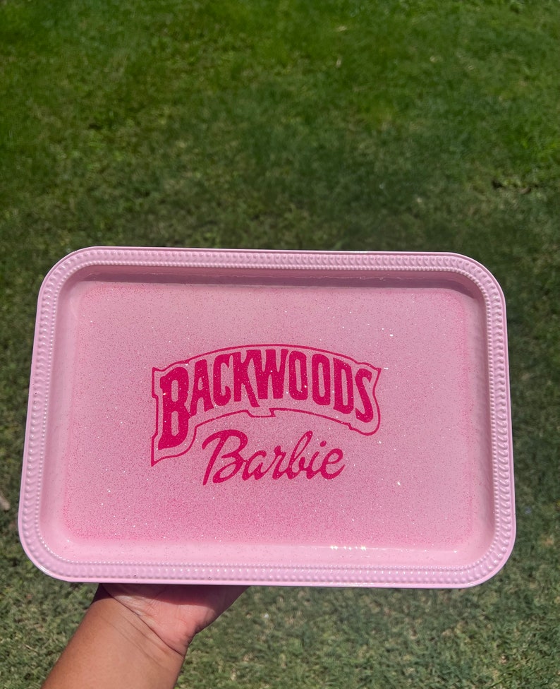 Pink Barbie Rolling Tray Custom Tray Resin Rolling Accessories Etsy