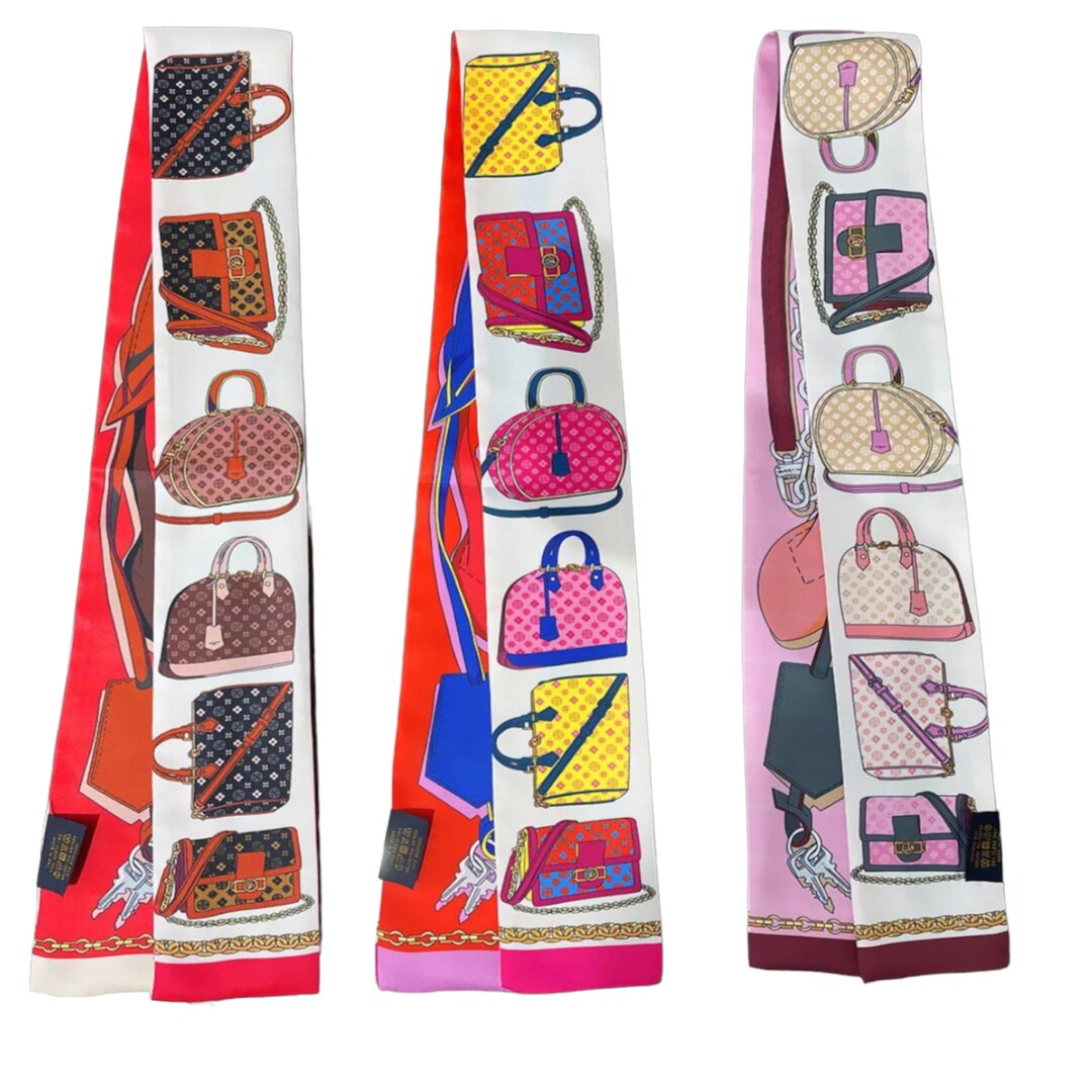 New Small Long Scarf, Headband Scarf, Handles Over, Skinny Scarf for