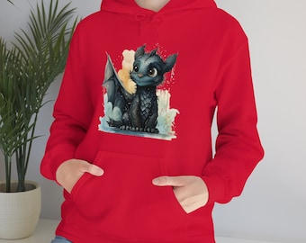 Entzückender Drachen Katze Hoodie