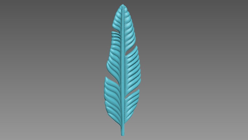 Feather 3D Model STL. 3D Print. - Etsy