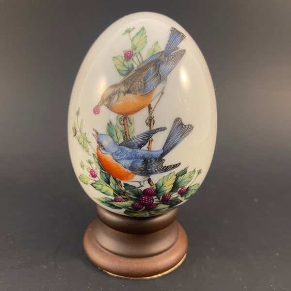 Vintage Avon Decorative Egg with Stand