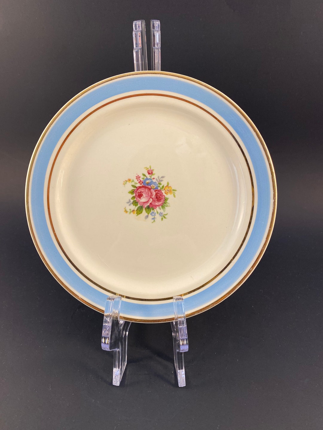 Taylor Smith Taylor Co Bread Plate Etsy