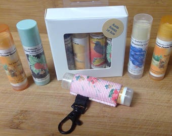 Natural Lip Balm with organic ingredients. Free lip balm sleeve.