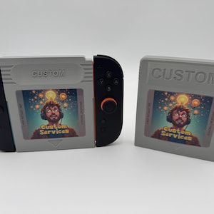 Service personnalisé ! Gameboy Joy Con 2 Controller Holder Grip Gameboy Color avec aimants et autocollant holographique ! Commutateur 2 !