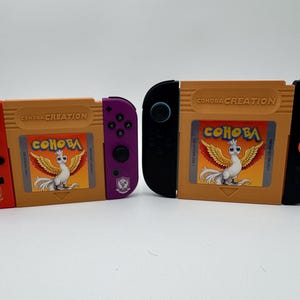 Parody Pokemon Gold Game Boy Game Cart Joy Con Adapter Switch 1 and 2!