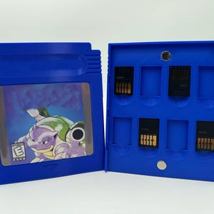 Jumbo Blue Game Cartridge | Uchwyt na gry Switch x8 błyszczący