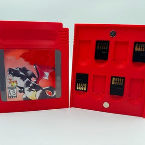Kaseta z grą Jumbo Red | Uchwyt na grę Switch x8 błyszczący