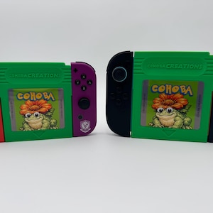 Parodie Pokémon vert Game Boy Game Cart Joy Con Adaptateur Switch 1 et 2 !