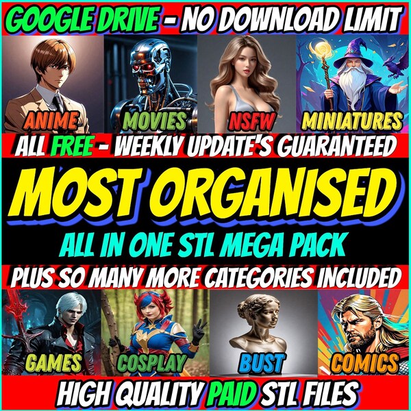 Most organized STL Mega Pack