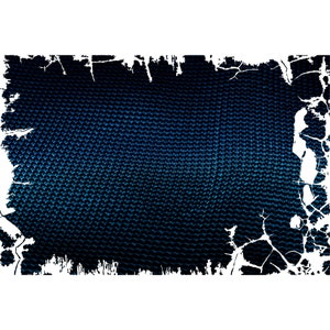 May include: A blue textured background with a white, jagged, frame around the edges.