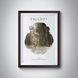 Fallout A3 Print- Video Game Poster, Video Game Art, Prints, Gamer Room Decor, Gaming Prints, Wall Art