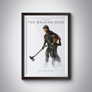 Telltaleのウォーキング・デッドA3プリント - ビデオゲームポスター、ビデオゲームアート、プリント、ゲーマールーム装飾、ゲームプリント、ウォールアート