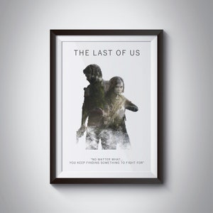 The Last Of Us A3 Print- Video Game Poster, Video Game Art, Prints, Gamer Room Decor, Gaming Prints, Wall Art