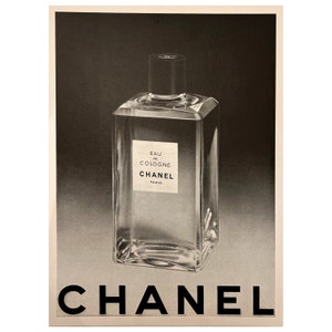Chanel Cologne & After Shave For Men 1967 Print Ad - Great To Frame!