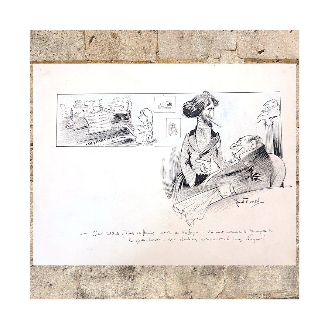 Raoul Thomen A Belgian Illustrator and Comic Artist Ink Etsy