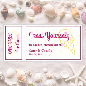 Editable Free Ice Cream Coupon Template for Canva Free - Coupon ...