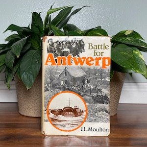 Vintage Book Battle for Antwerp