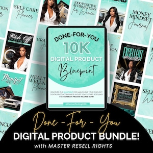 Done For You Digital Product, Ebook, Planner, Journal, Private Label Rights, Canva template, MRR, White label