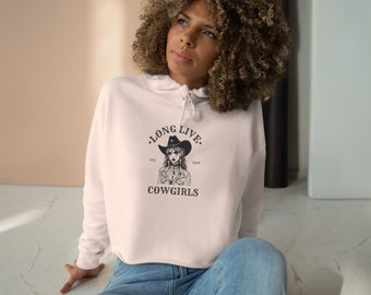 Long Live Cowgirls-Stagecoach Festival Crop Hoodie