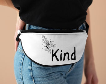 Be Kind Fanny Pack, Hip Bag, Hip Packs, Minimalist, teacher, hands free travel, college life, mom life, purse, kindness, holiday gift, bday