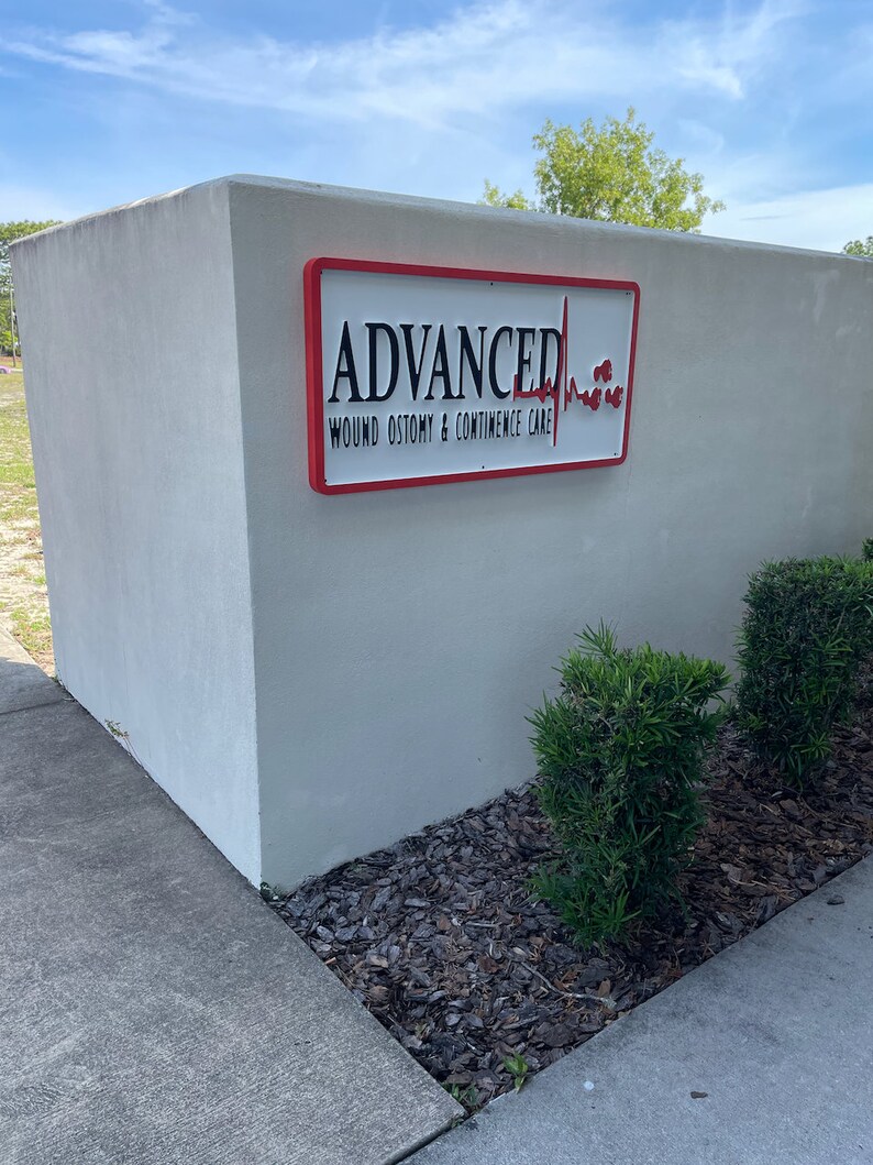 Custom Large Dimensional 3D Building Signs High Density Urethane HDU