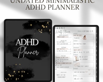 ADHDプランナー |デジタルプランナー | iPad ADHD プランナー |グッドノートプランナー |神経発散プランナー |セルフケアプランナー |メンタルヘルスプランナー