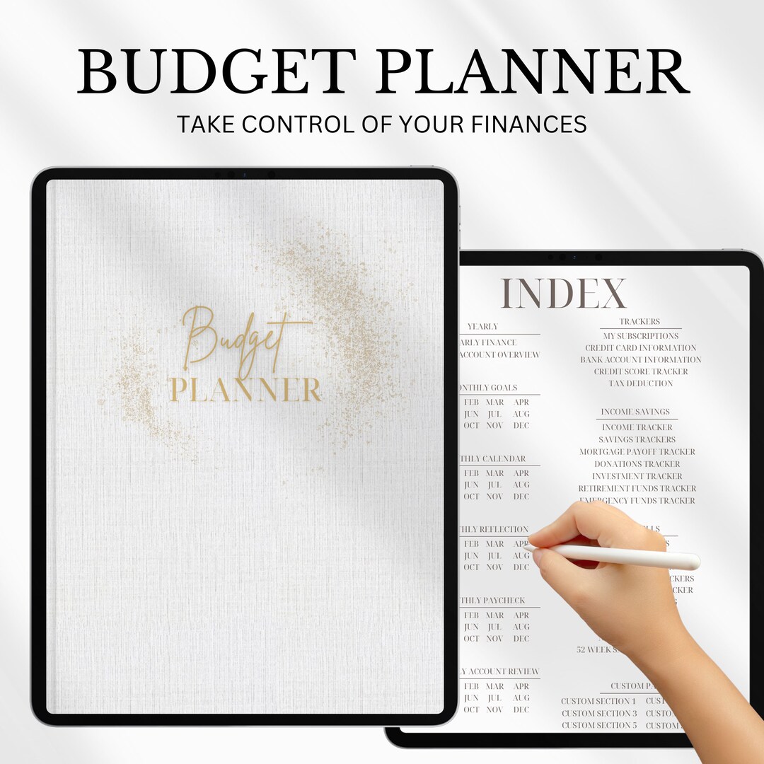 DIGITAL BUDGET PLANNER | Daily Budget for iPad | Budgeting Planner ...