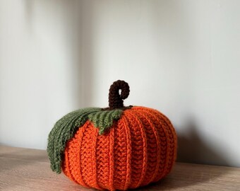 Crochet Pumpkin Pattern: Halloween Autumn Decoration Tutorial (PDF)