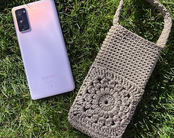 Crochet Pattern Phone Pouch Case Bag PDF