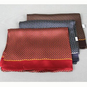Silk scarf, gift for men and women
