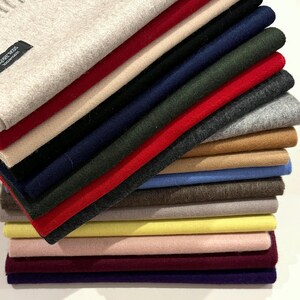 Cashmere scarf, plain colors, winter scarf