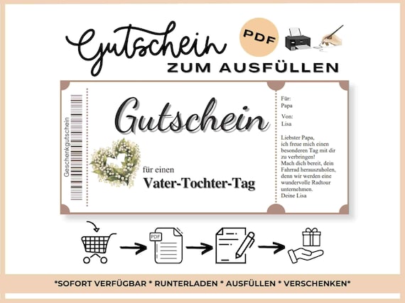 Honeyplum Vatertagskarte Mit Goldfolie – Einzigartige Runde Karte Für Papa, Ehemann & Opa