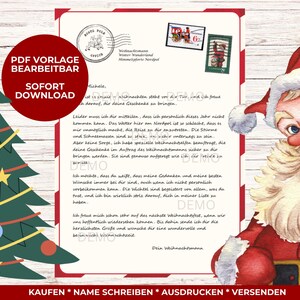 Carta de Papá Noel al no poder traer regalos personalizados con el nombre del niño Papá Noel mal tiempo