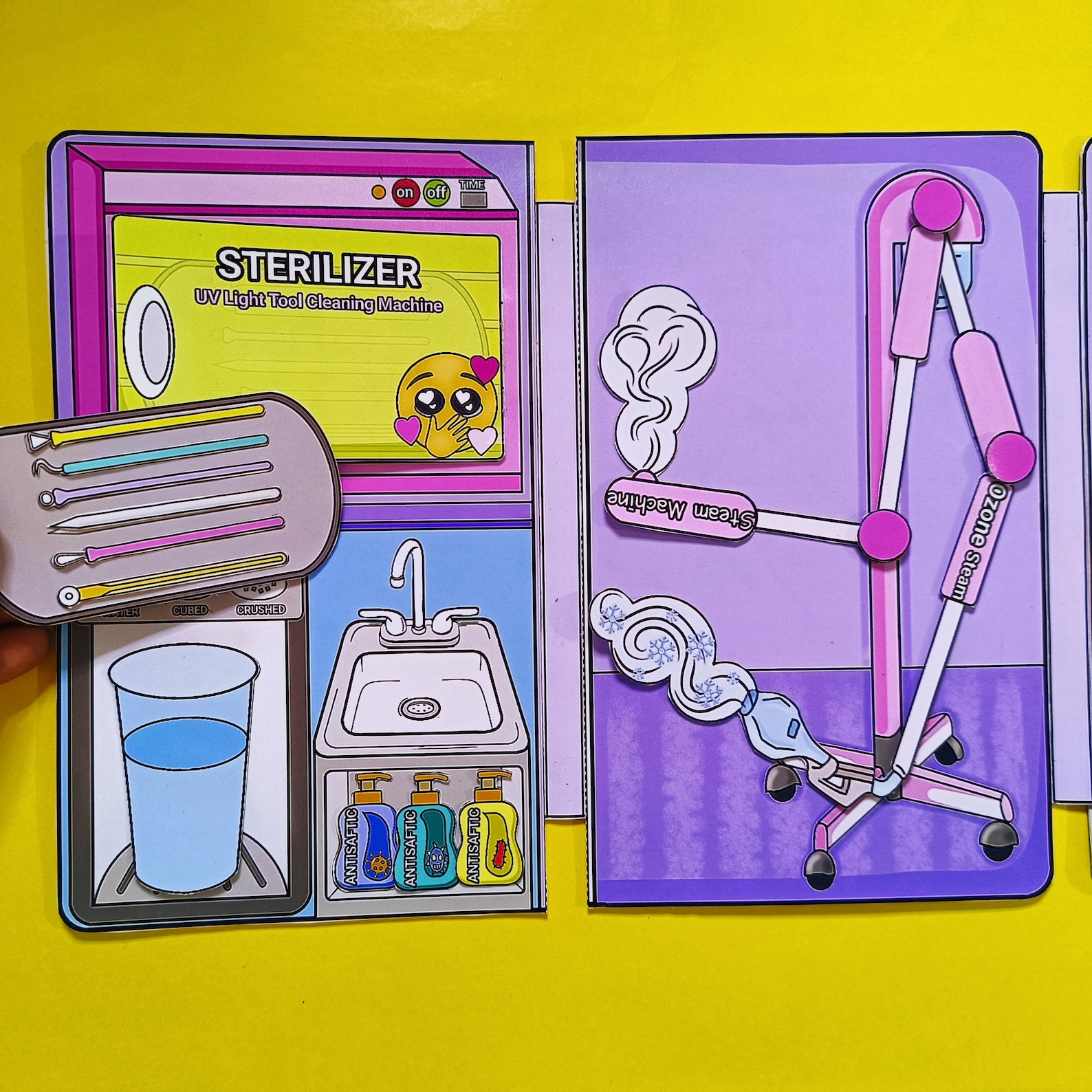Printable Paper Doll Spa Kit: Skincare Salon, Beauty Play (digital ...