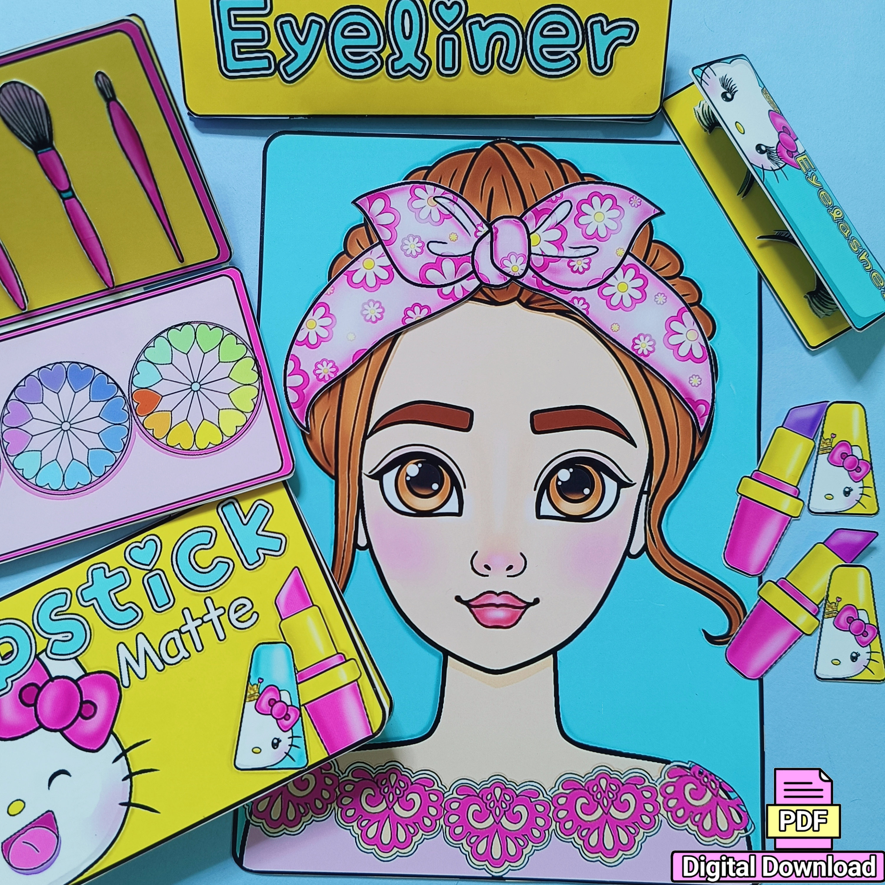 Makeup artist sketch set toy sale