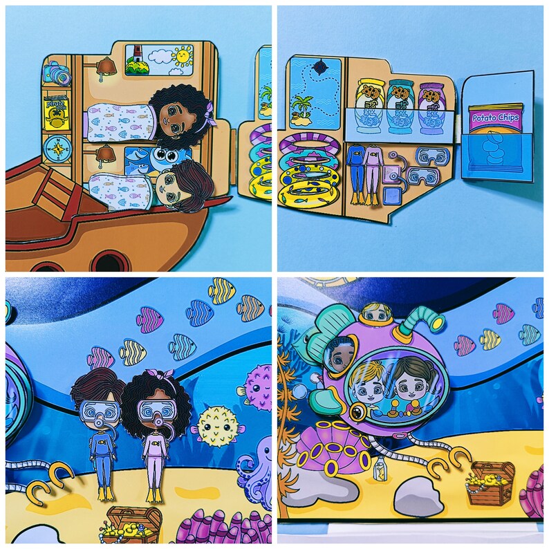 Printable Project Sea &amp; Ship Kit for Kids, Preschool Games, Toddler ...