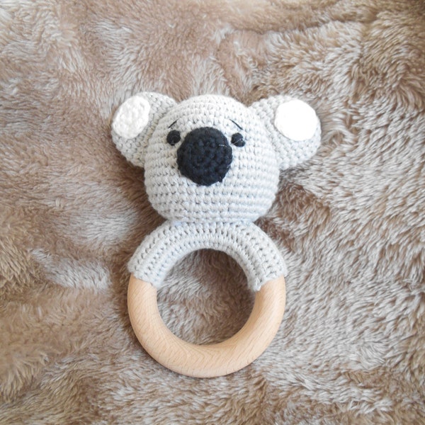 Amigurumi hochet koala