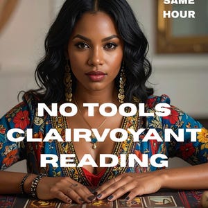 No Cards Clairvoyant Reading, Psychic reading 1h, Telepathic Reading, Honest Psychic Reading, Psychic Spiritual Advices, No cards, No tools