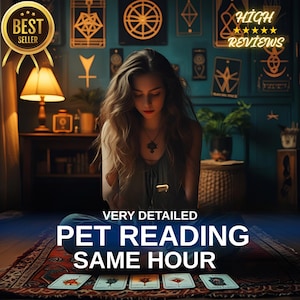 Leitura psíquica de animais de estimação, leitura de animais de estimação na mesma hora, leitura de tarô para todos os seus animais de estimação, tarô animal