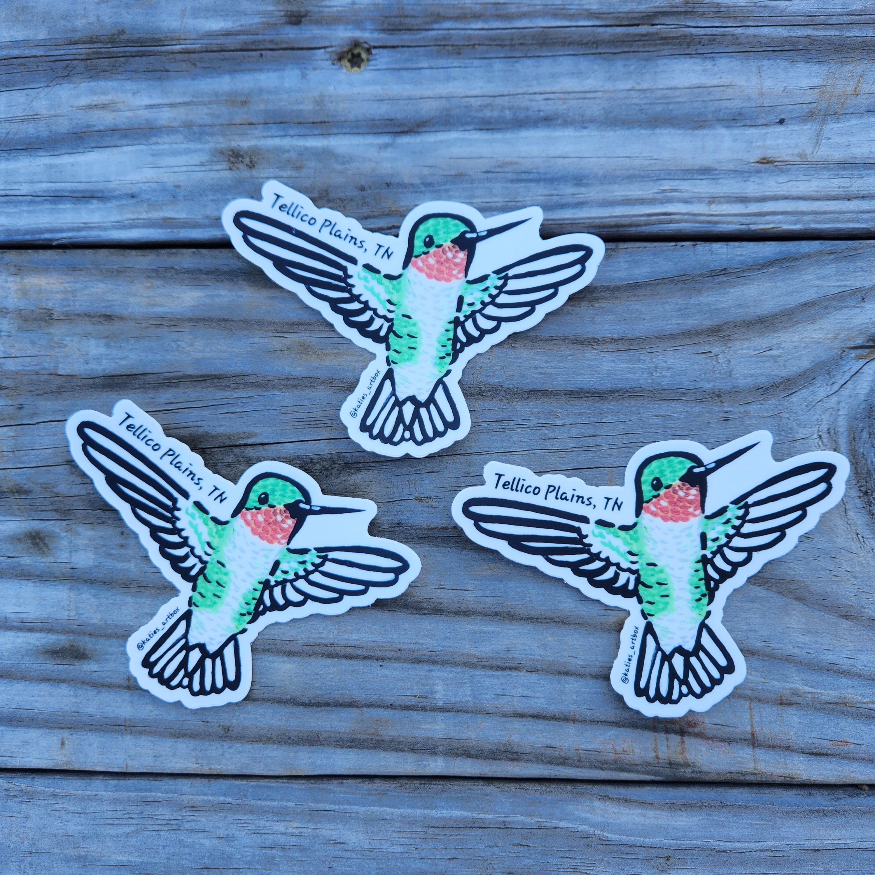 Hummingbird Sticker - Etsy