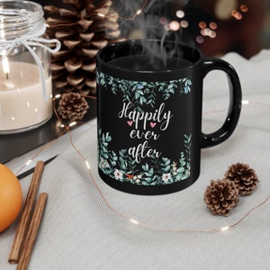 Happily ever after mug, wedding mug, wedding gift, bridal shower gift, mr and mrs gift, gift for bride, mug for bride, newly wed gift