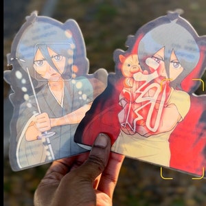 Soul Reaper 3D Moving Decals/Anime Motion Stickers/ Cars,Laptop,Hydrflask